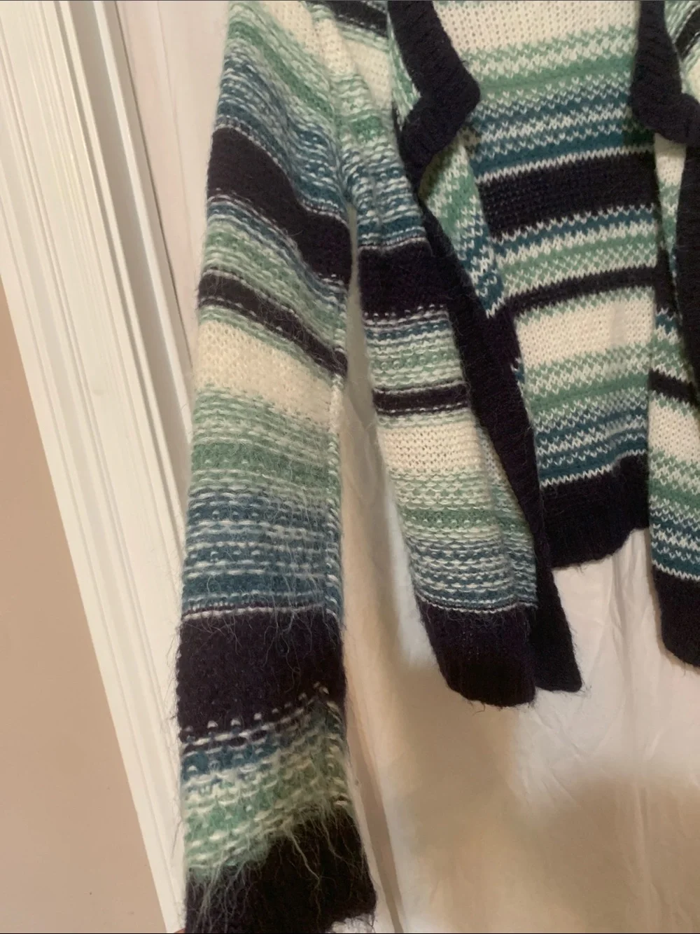 Gymboree Girl’s Large (10-12) Striped Cardigan Sweater EUC